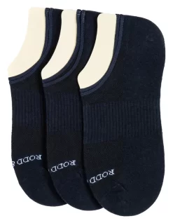 Edgecumbe No Show Three Pack Sock