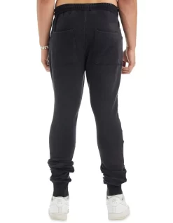 Bleecker Trackpant With Pin Tuck Vintage Black -Men Clothing Store 588299140 4 2 720x928