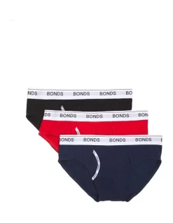 Bonds Guyfront Brief 3 Pack In Multi