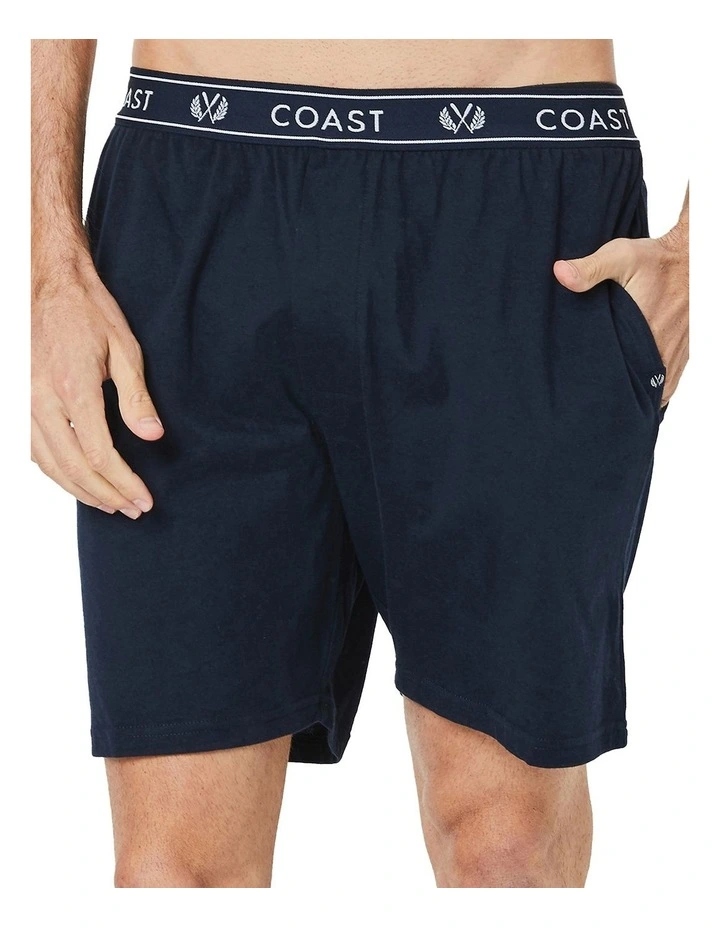 Essential Sleep Pyjama Short In Navy 3 Essential Sleep Pyjama Short In Navy