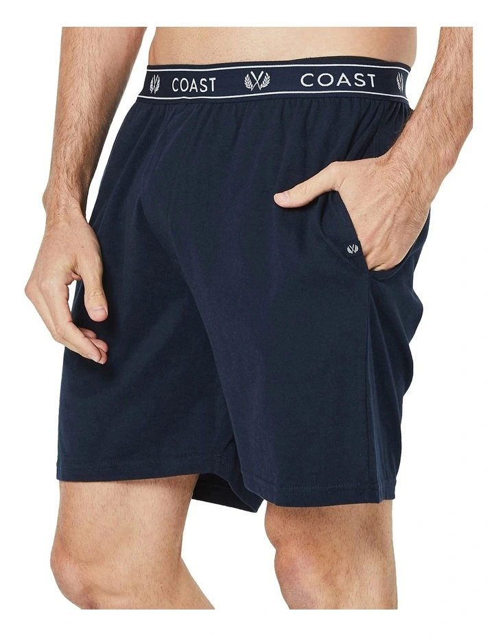 Essential Sleep Pyjama Short In Navy 4 Essential Sleep Pyjama Short In Navy - Image 2
