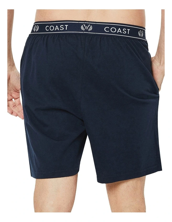 Essential Sleep Pyjama Short In Navy 5 Essential Sleep Pyjama Short In Navy - Image 3