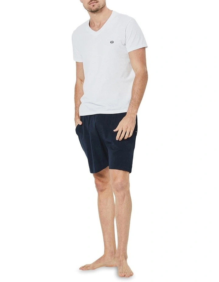 Essential Sleep Pyjama Short In Navy 7 Essential Sleep Pyjama Short In Navy - Image 5