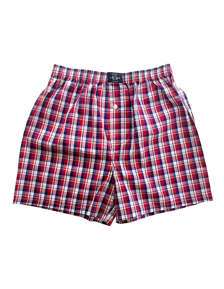 Two Pack Woven Navy Boxers 4 Two Pack Woven Navy Boxers - Image 2