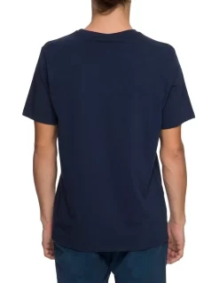 Ellesse Prado Cotton Tee Navy -Men Clothing Store 715954780 4 720x928