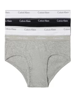 Calvin Klein Cotton Classics Brief Grey/White 4 Pack