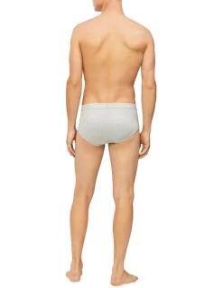 Calvin Klein Cotton Classics Brief Grey/White 4 Pack -Men Clothing Store 758176390 4 720x928