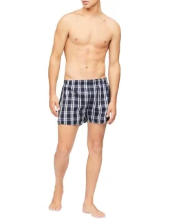Calvin Klein Cotton Classics Woven Boxer Navy 3 Pack -Men Clothing Store 758714140 3 720x928