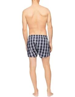 Calvin Klein Cotton Classics Woven Boxer Navy 3 Pack -Men Clothing Store 758714140 5 720x928