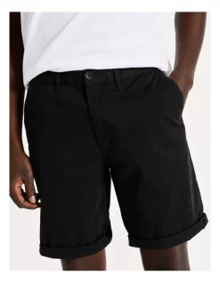 Boston Chino Short Black -Men Clothing Store 780077440 4 3 720x928