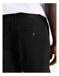 Boston Chino Short Black -Men Clothing Store 780077440 7 2 720x928