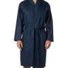 Brooklyn Cotton Dressing Gown Navy -Men Clothing Store 782633710 1 720x928