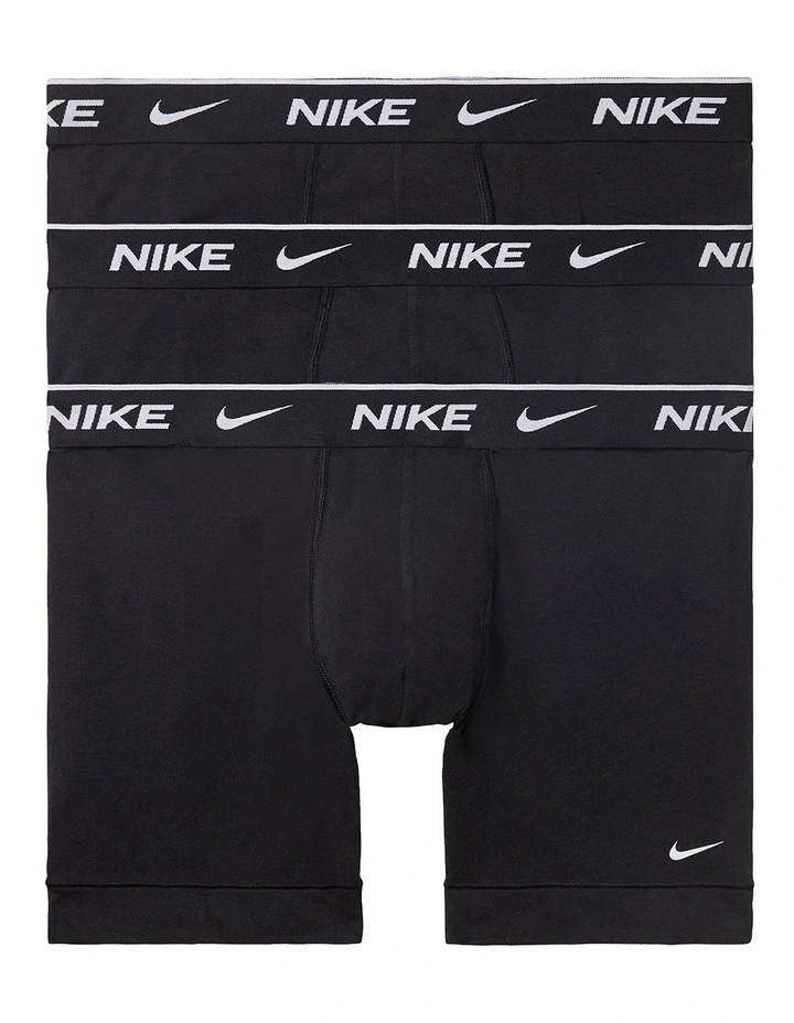 Nike Everyday Stretch Boxer Brief Black 3 Pack 3 Nike Everyday Stretch Boxer Brief Black 3 Pack