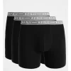 Long Leg Plain Trunks 3 Pack In Black 2 Long Leg Plain Trunks 3 Pack In Black -Men Clothing Store 809377660 1 2 720x928