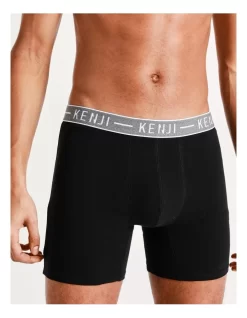 Long Leg Plain Trunks 3 Pack In Black -Men Clothing Store 809377660 3 1 720x928