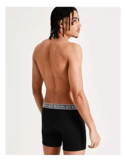 Long Leg Plain Trunks 3 Pack In Black -Men Clothing Store 809377660 4 1 720x928