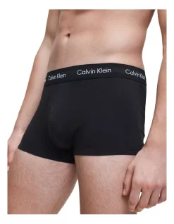 Calvin Klein Cotton Stretch Low Rise Trunks 5 Pack In Black -Men Clothing Store 809482330 4 720x928