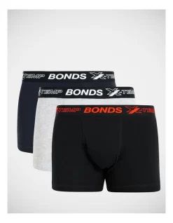 Bonds X-Temp Trunks In Navy And Grey