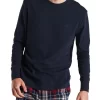 Long Sleeve Waffle Top Navy -Men Clothing Store 831814660 1 720x928