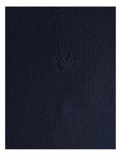 Long Sleeve Waffle Top Navy 13 Long Sleeve Waffle Top Navy -Men Clothing Store 831814660 6 720x928