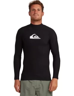 Quiksilver MENS HEATER LONG SLEEVE UPF 50 RASH VEST