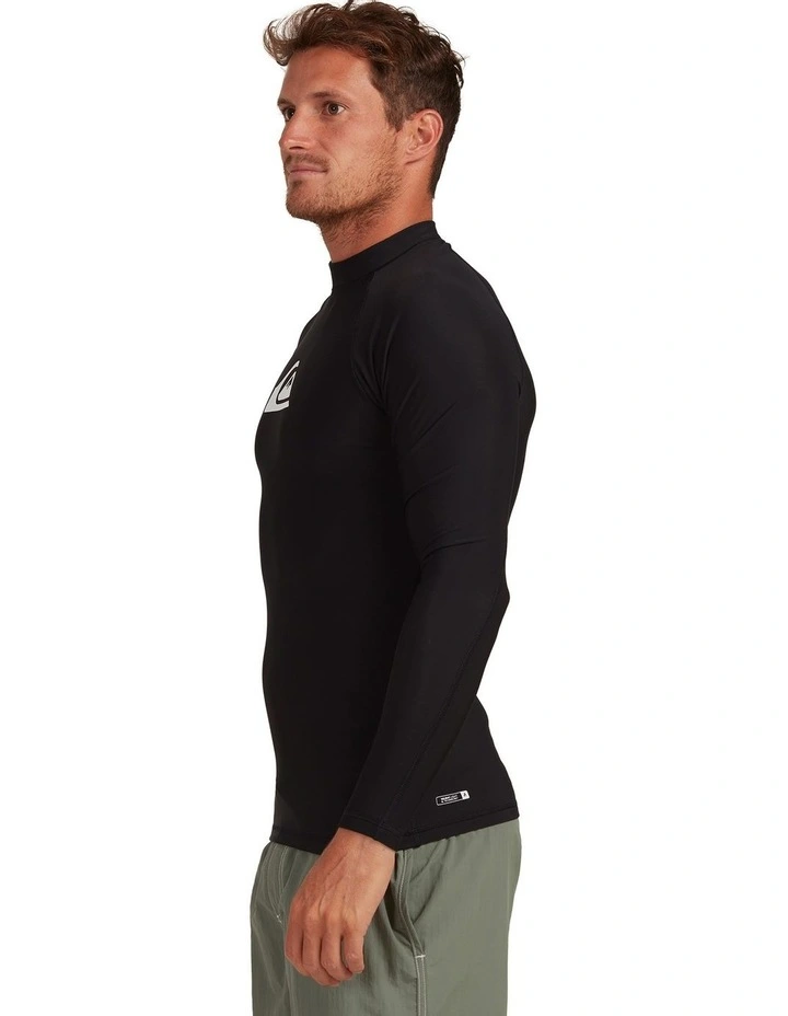 Quiksilver MENS HEATER LONG SLEEVE UPF 50 RASH VEST 5 Quiksilver MENS HEATER LONG SLEEVE UPF 50 RASH VEST - Image 3