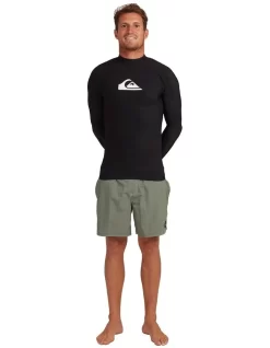 Quiksilver MENS HEATER LONG SLEEVE UPF 50 RASH VEST 9 Quiksilver MENS HEATER LONG SLEEVE UPF 50 RASH VEST -Men Clothing Store 833203630 5 720x928