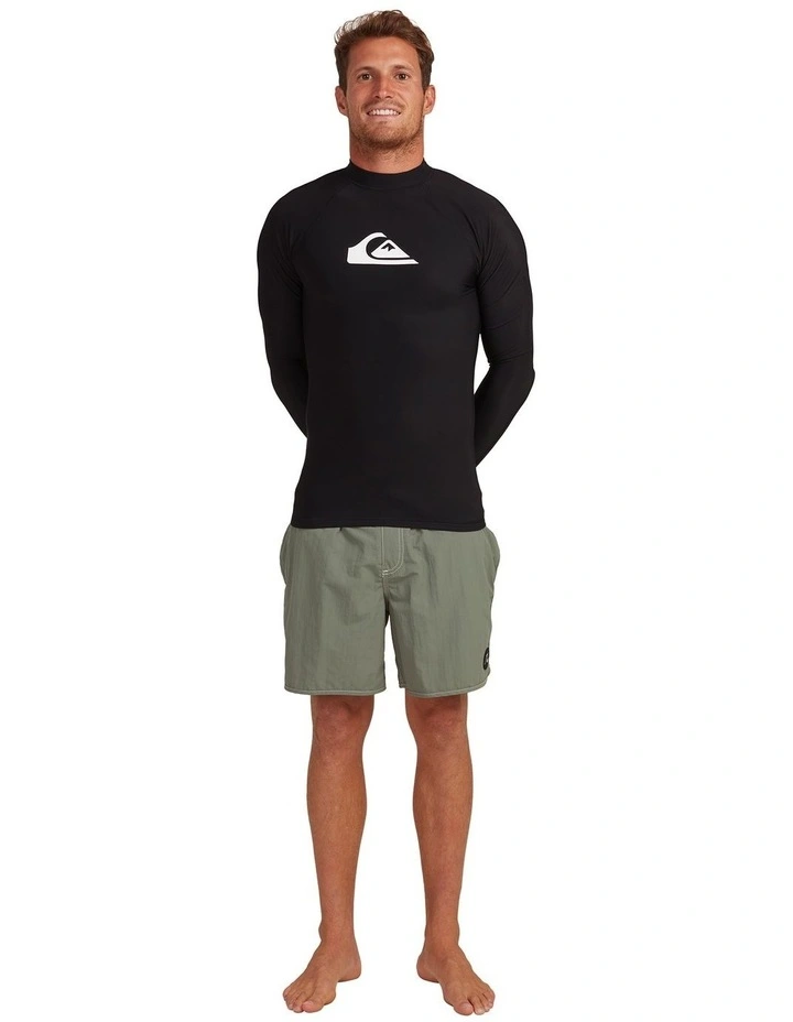 Quiksilver MENS HEATER LONG SLEEVE UPF 50 RASH VEST 6 Quiksilver MENS HEATER LONG SLEEVE UPF 50 RASH VEST - Image 4