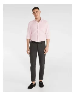 West Hampton Pure Linen Shirt In Light Pink -Men Clothing Store 845656750 5 1 720x928