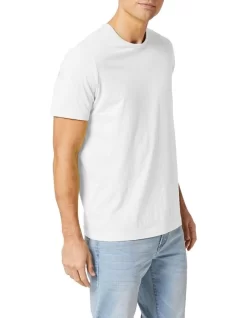 Pima Cotton Tee White -Men Clothing Store 848739250 4 720x928