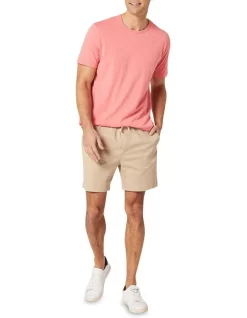 Portsea Stretch Twill Shorts In Beige -Men Clothing Store 848758690 3 1 720x928