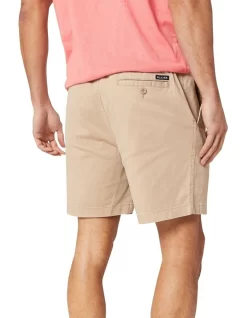 Portsea Stretch Twill Shorts In Beige -Men Clothing Store 848758690 4 1 720x928