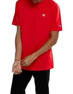 Champion C Logo Heritage Tee Red -Men Clothing Store 848792260 3 720x928