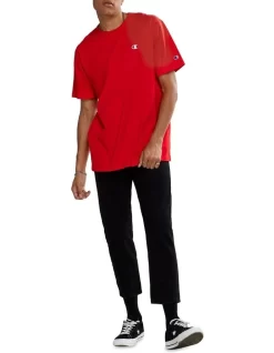 Champion C Logo Heritage Tee Red -Men Clothing Store 848792260 4 720x928