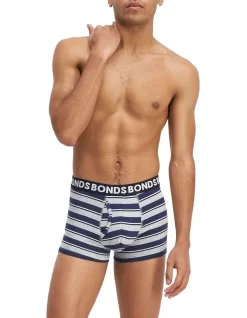 Bonds Everyday Stripe Trunks 3 Pack In Black And Blue -Men Clothing Store 851862430 3 720x928