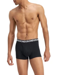 Bonds Everyday Stripe Trunks 3 Pack In Black And Blue -Men Clothing Store 851862430 7 720x928