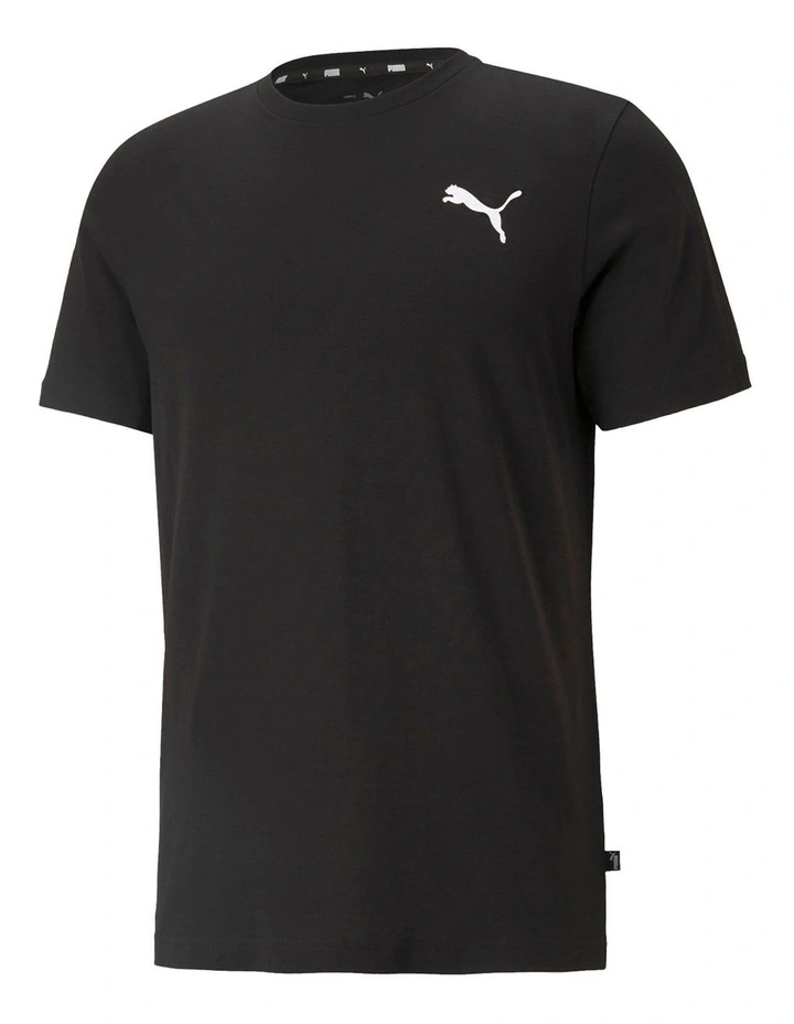 Puma Essential Small Logo Tee Black 3 Puma Essential Small Logo Tee Black