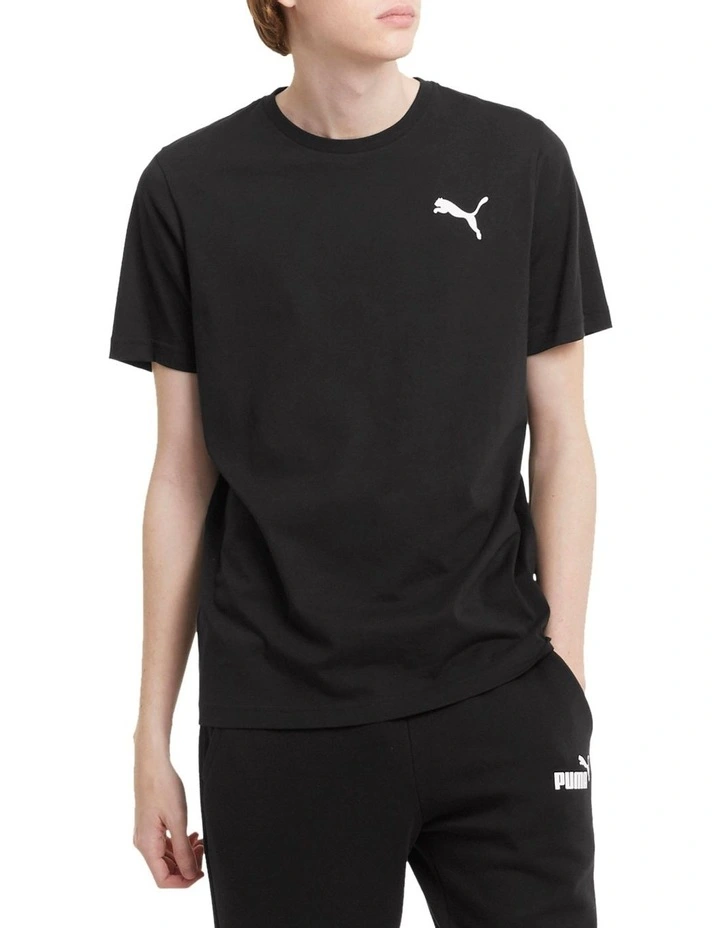 Puma Essential Small Logo Tee Black 5 Puma Essential Small Logo Tee Black - Image 3
