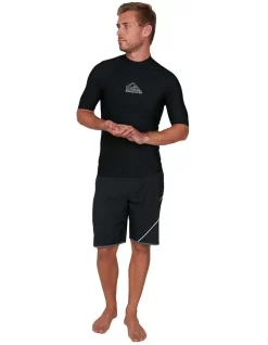 Quiksilver Heater Short Sleeve Rash Vest -Men Clothing Store 853277050 5 720x928