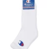 Champion C-Logo Quarter Crew Sport Socks White 3 Pack -Men Clothing Store 856191160 1 720x928