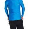 Blue Long Sleeve Rash Top -Men Clothing Store 869608990 1 720x928