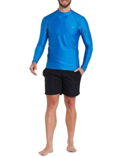 Blue Long Sleeve Rash Top 11 Blue Long Sleeve Rash Top -Men Clothing Store 869608990 6 720x928