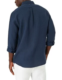 The Somersby Linen Shirt In Blue -Men Clothing Store 872612020 4 720x928