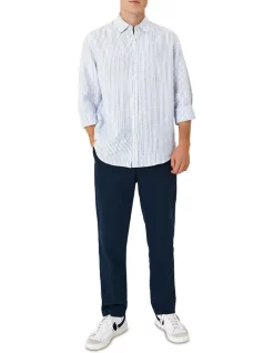 The Surfside Linen Shirt In Blue -Men Clothing Store 872615530 4 720x928