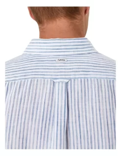 The Surfside Linen Shirt In Blue -Men Clothing Store 872615530 5 720x928