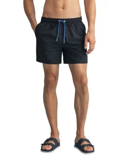 Gant Basic Swim Short In Black -Men Clothing Store 881316820 3 1 720x928