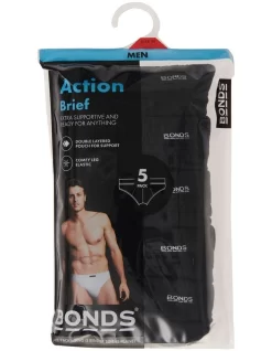 Bonds Action Briefs 5 Pack In Black -Men Clothing Store 887842810 3 720x928