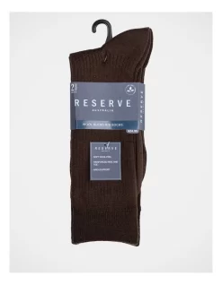 Woolblend Rib Socks 2 Pack In Brown -Men Clothing Store 890681860 3 1 720x928