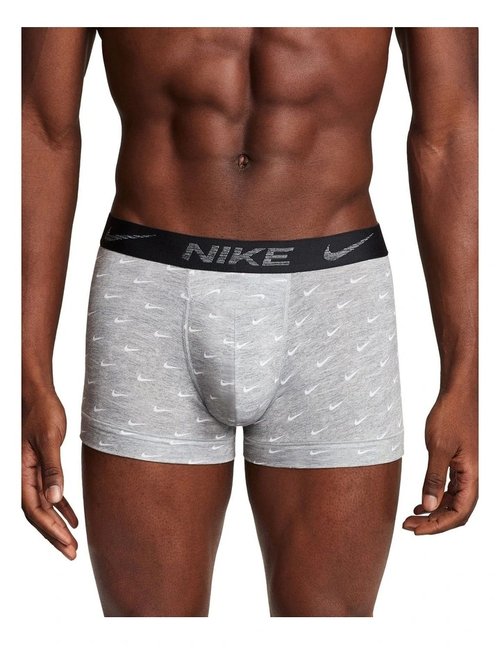 Nike Dri-FIT Reluxe Trunks Grey Multi 2 Pack 4 Nike Dri-FIT Reluxe Trunks Grey Multi 2 Pack - Image 2