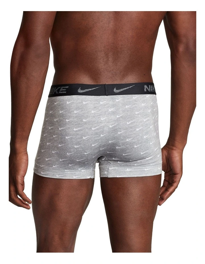 Nike Dri-FIT Reluxe Trunks Grey Multi 2 Pack 5 Nike Dri-FIT Reluxe Trunks Grey Multi 2 Pack - Image 3